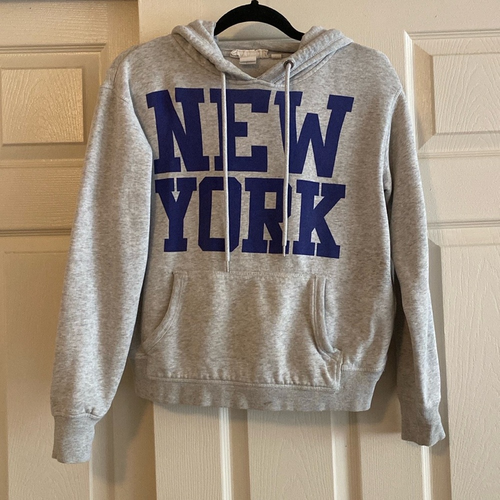 Gray New York Hoodie